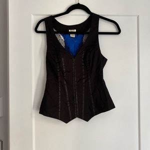 Black sexy vest